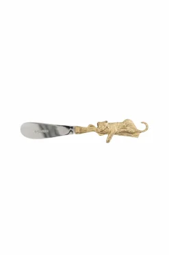 New Doing Goods Smørkniv Jenna Leopard Messing/sølv