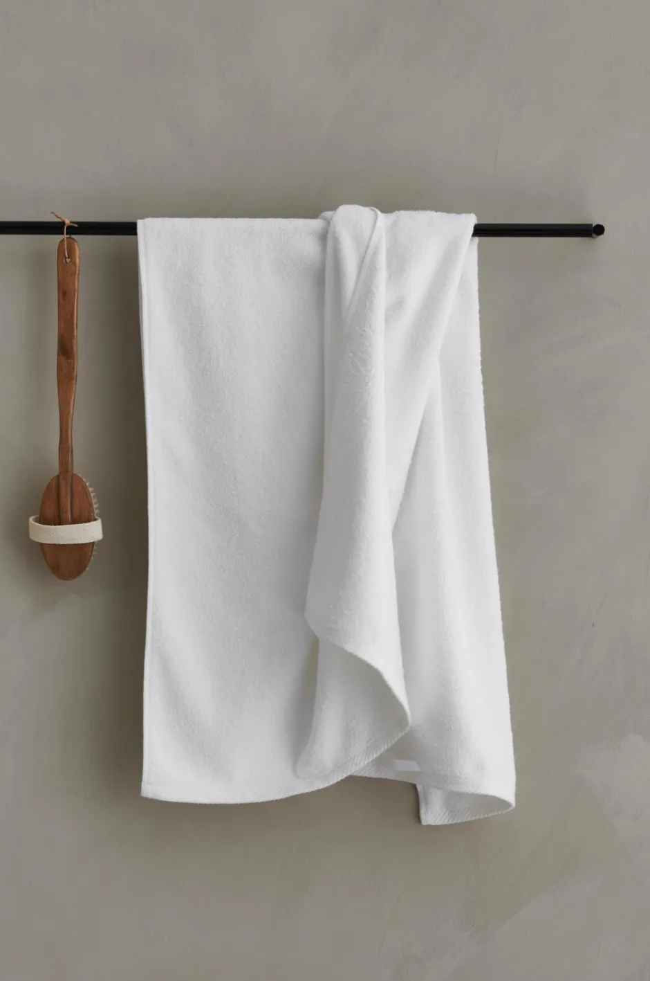 Best Ellos Home Badehåndklæde Elise 70x140 cm Hvid
