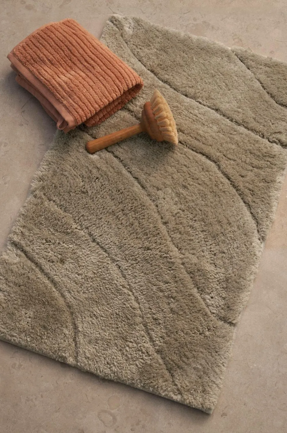 Clearance Ellos Home Bademåtte Allie Beige