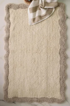 Best Ellos Home Bademåtte Scallop Beige