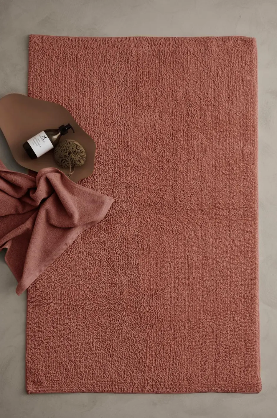 Clearance Ellos Home Badeværelsesmåtte Elise Mørk rosa