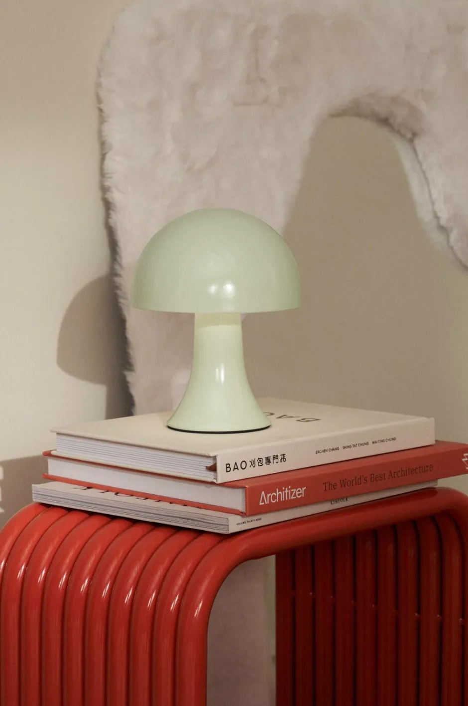 Best Ellos Home Batteridrevet bordlampe Betty Glossy Mintgreen Iron