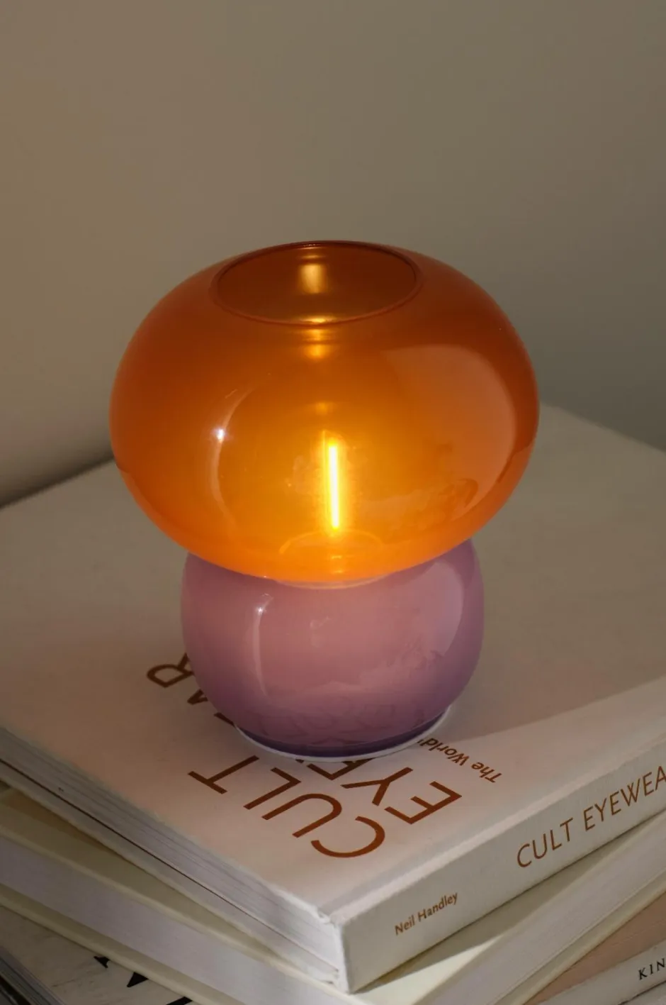 Best Ellos Home Batteridrevet bordlampe Berry Brun/lilla