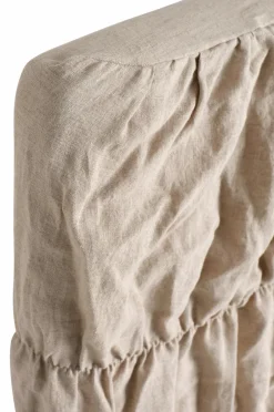 Sale Ellos Home Betræk til hovedgærde Candice Elastic i hør Linen beige
