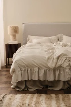 Best Ellos Home Betræk til hovedgærde Vicky Chenille Beige