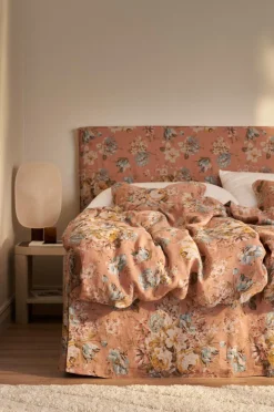 Clearance Ellos Home Betræk til hovedgærde Candice Rose Headboardcover Brunrosa