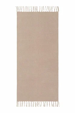 Best Ellos Home Bomuldstæppe Flora Beige
