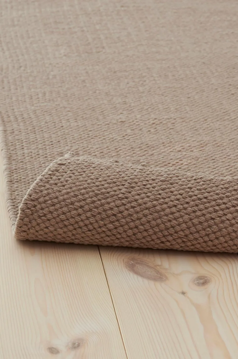 Best Ellos Home Bomuldstæppe Flora Beige