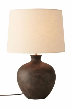 Clearance Ellos Home Bordlampe Erika Antique Black/ Nature Linen
