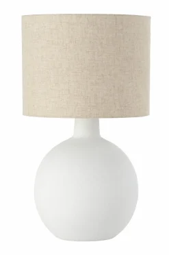 Best Ellos Home Bordlampe Leiah Hvid/natur