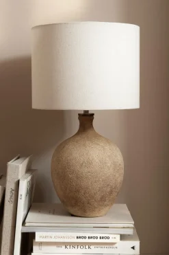 Best Ellos Home Bordlampe Neela Natur/ antik hvid
