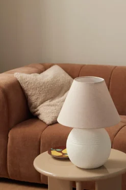 Clearance Ellos Home Bordlampe Alva Sand White/ Nature Linen