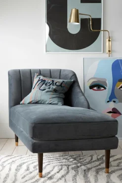 Best Ellos Home Chaiselong Donna Grå
