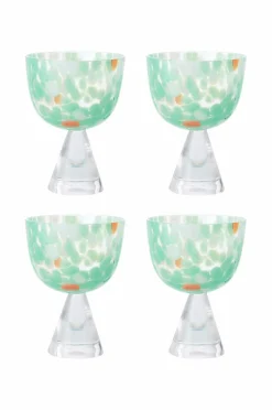 Outlet Ellos Home Cocktailglas Dotti 4-pak Grøn