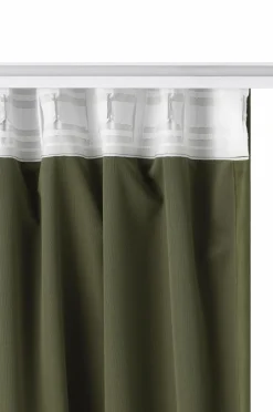 Sale Ellos Home DEMI skræddersyet fløjlsgardin Khaki
