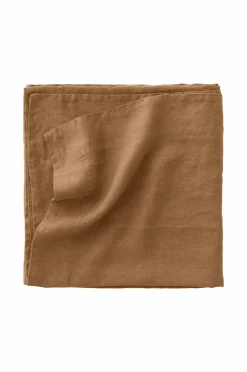 Outlet Ellos Home Dug Malva i 100% hør 140x140 cm Guldbrun