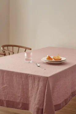Discount Ellos Home Dug Malva i 100% hør Rosa