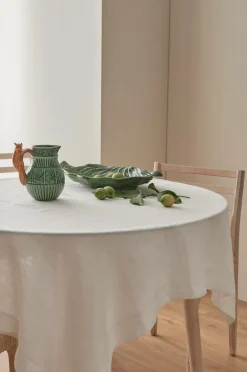 Discount Ellos Home Dug Malva i 100% hør 140x140 cm Hvid