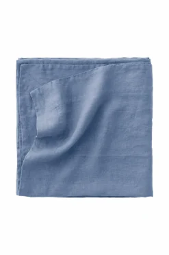 Outlet Ellos Home Dug Malva i 100% hør 140x140 cm Antikblå