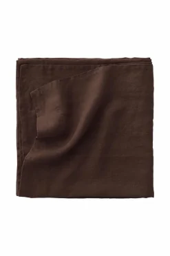 Outlet Ellos Home Dug Malva i 100% hør 140x140 cm Brun