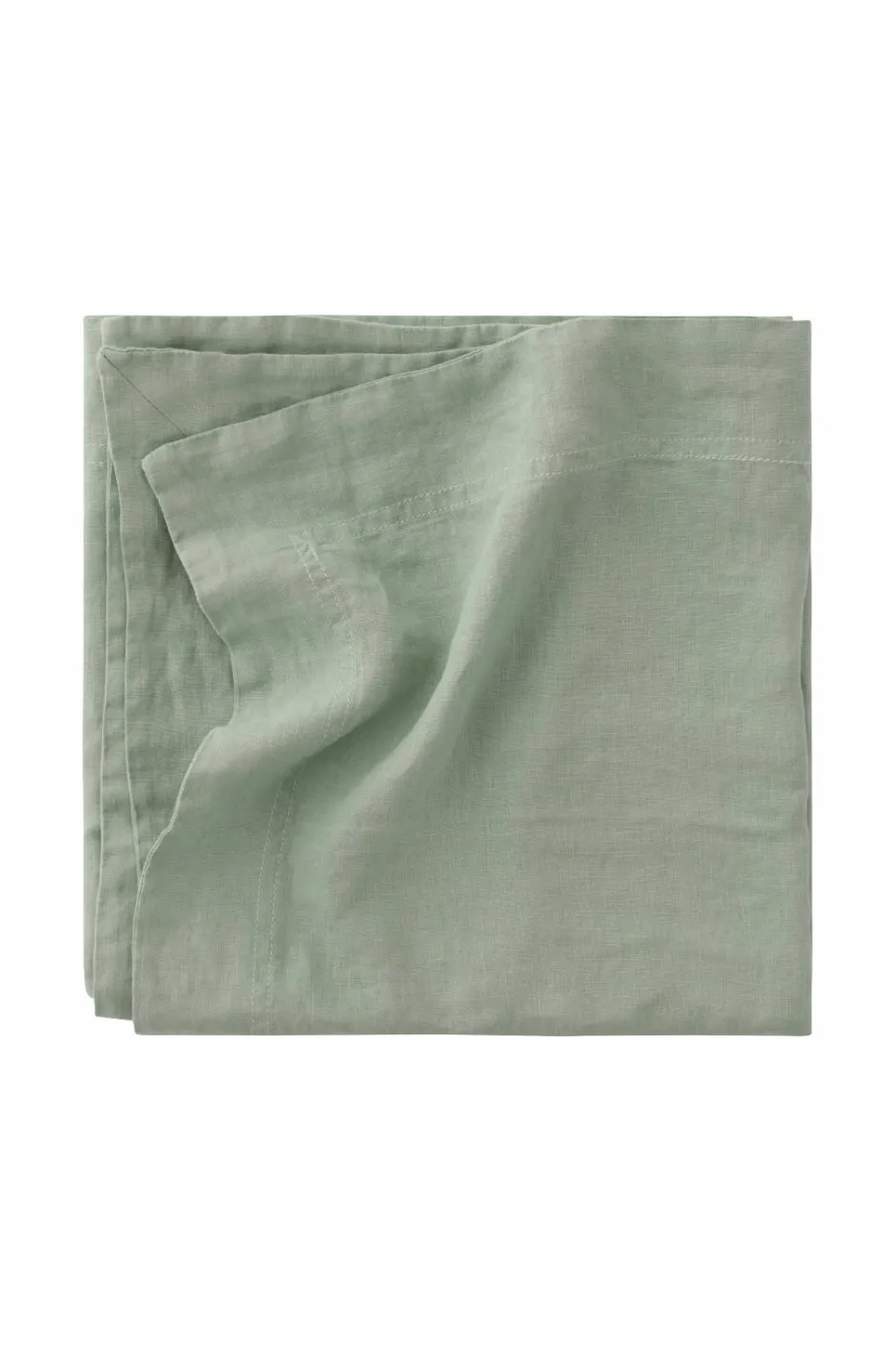 Best Ellos Home Dug Malva i 100% hør 140x140 cm Grøn