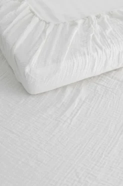 Clearance Ellos Home Faconsyet lagen Candela i muslin Hvid