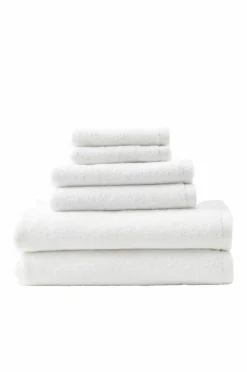 New Ellos Home Frottésæt Elise i 6 dele Hvid