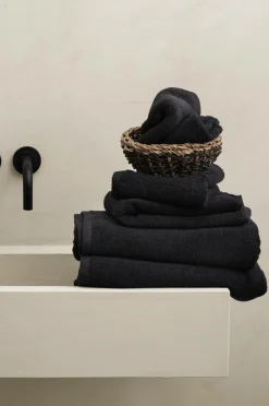 New Ellos Home Frottésæt Elise i 6 dele Sortgrå