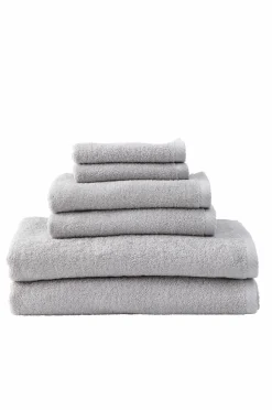 Discount Ellos Home Frottésæt Elise i 6 dele Lysegrå