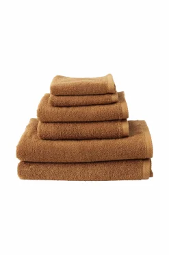 Sale Ellos Home Frottésæt Elise i 6 dele Sennepsgul