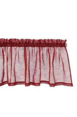 Clearance Ellos Home Gardinkappe Lara Rød