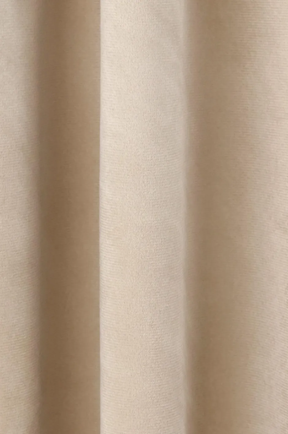 Best Ellos Home Gardinlængde med multibånd Nora i velour, 2-pak BEIGE
