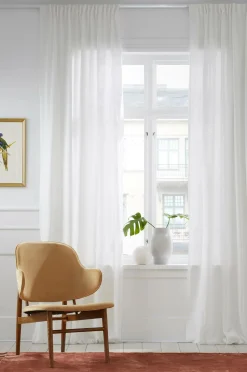Discount Ellos Home Gardinlængde med rynkebånd Beata, 2-pak Hvid