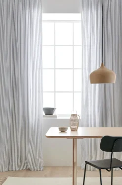 Clearance Ellos Home Gardinlængde med multibånd, Jonna 2-pak Blue/misty grey