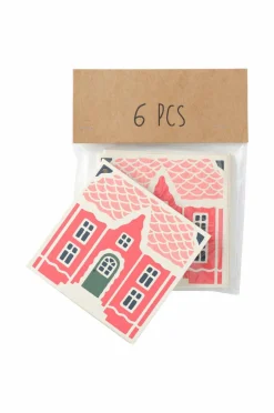 Clearance Ellos Home Gaveetiketter Double Hangtag 6-pak Rød