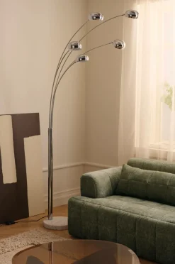 Ellos Home Gulvlampe Sphere Krom