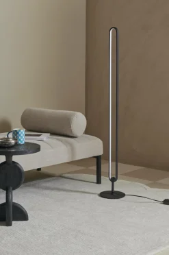 Clearance Ellos Home Gulvlampe Loop LED Mat sort