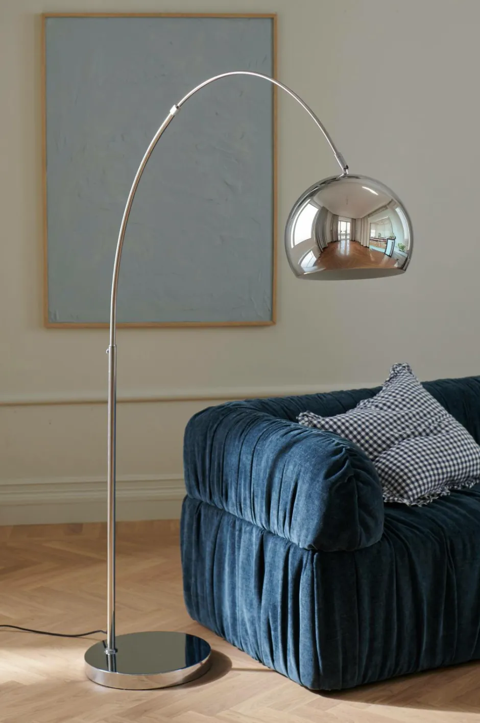 Discount Ellos Home Gulvlampe Canon Krom