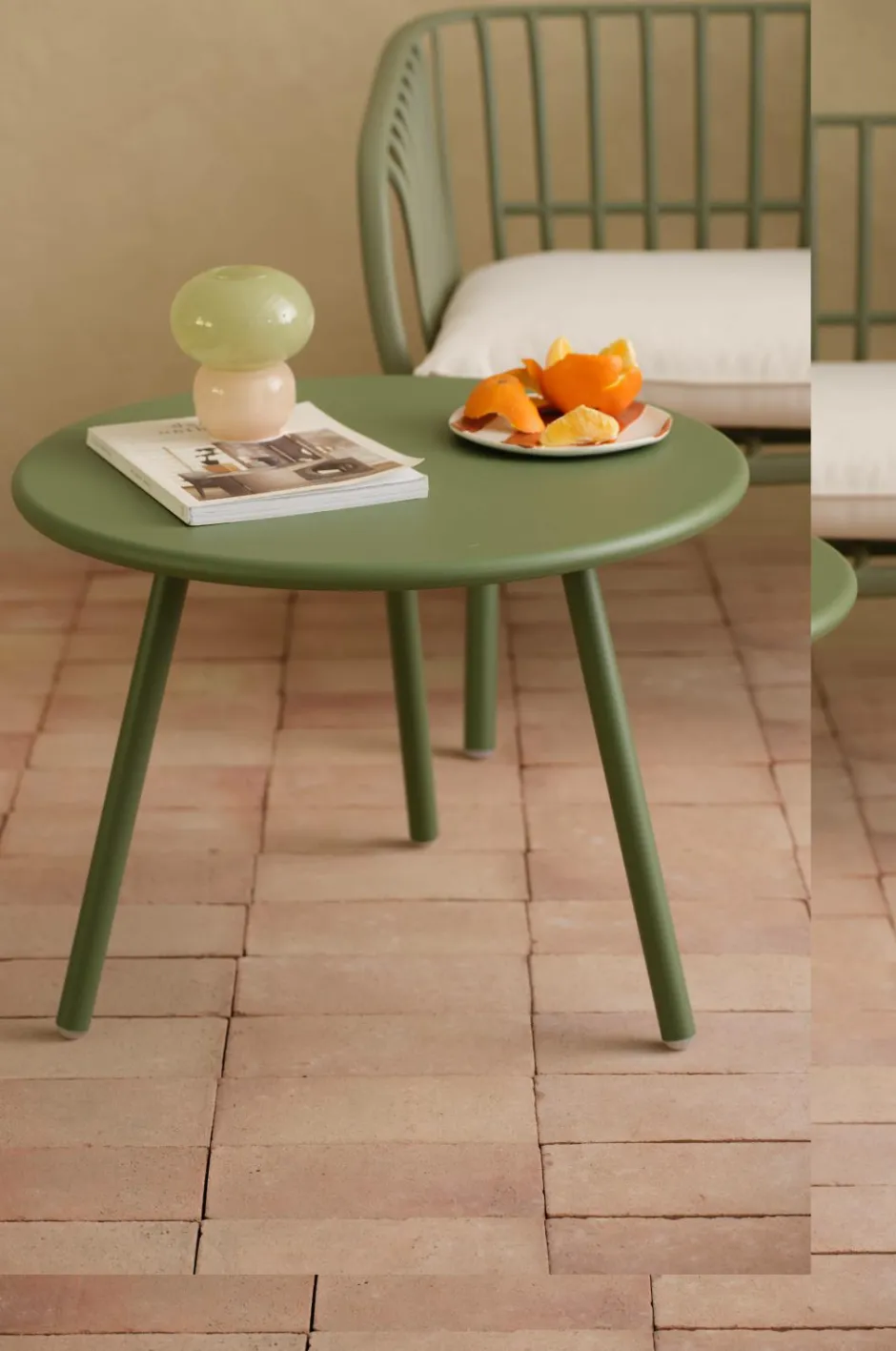 Best Ellos Home Havebord Olive Ø 60 cm Grøn