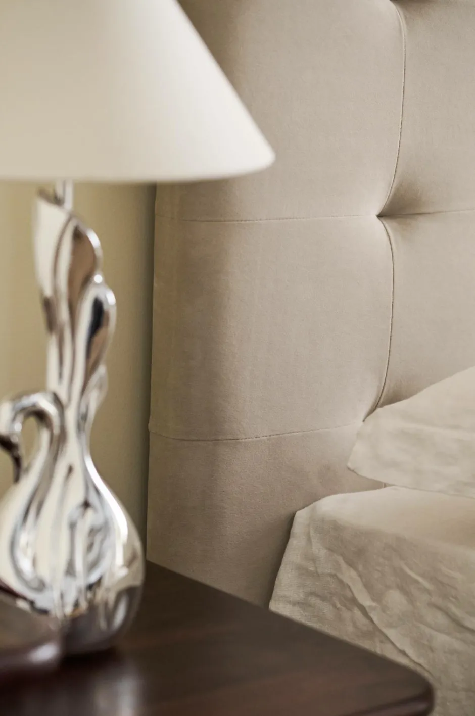 Outlet Ellos Home Hovedgærde Easy Tufted Beige farve