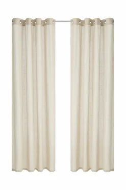 Online Ellos Home Øjenforhæng Nellie 2-pak Linen beige
