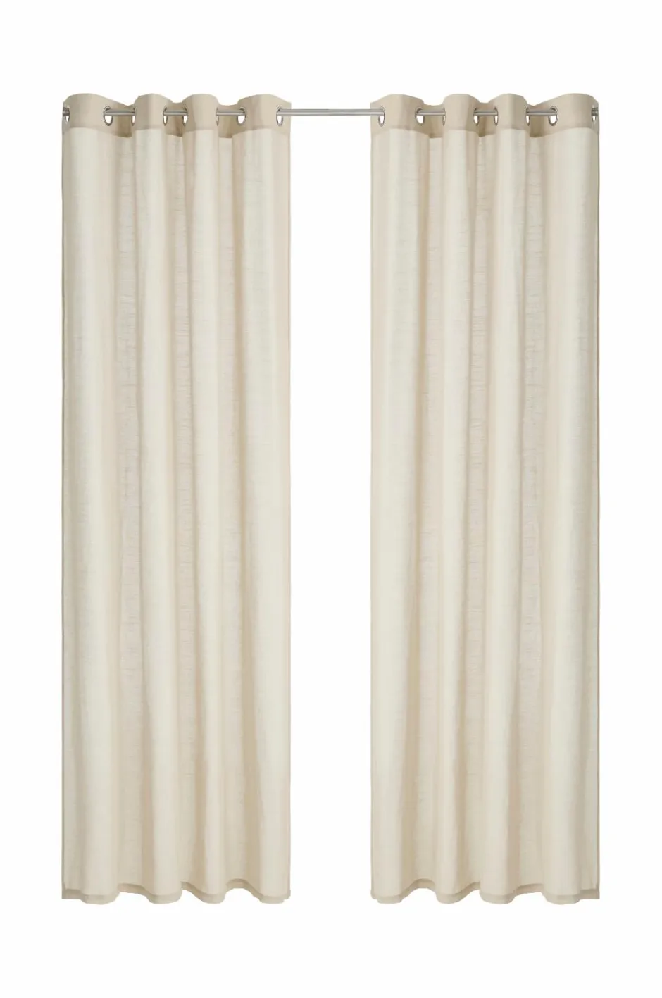 Online Ellos Home Øjenforhæng Nellie 2-pak Linen beige