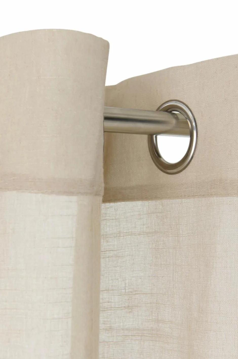 Online Ellos Home Øjenforhæng Nellie 2-pak Linen beige