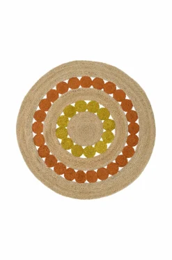 Discount Ellos Home Jutetæppe Manarola Multiyellow - Yellow: Cream Gold 13-0739tcx and Orange Tomato Cram 16-1348tcx