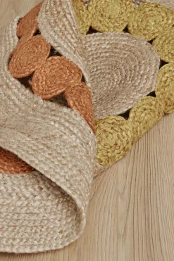 Discount Ellos Home Jutetæppe Manarola Multiyellow - Yellow: Cream Gold 13-0739tcx and Orange Tomato Cram 16-1348tcx