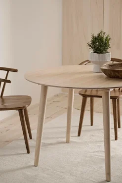 Discount Ellos Home Køkkenbord Jolina Ø 106 cm Offwhite
