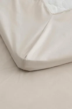 Ellos Home Konvolutark Crystal i bomuldspercale Sandbeige