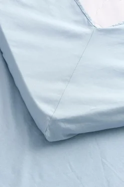 Clearance Ellos Home Konvolutark Milly i vasket bomuld Lyseblå