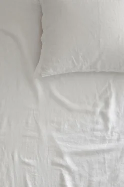 Best Ellos Home Lagen Candice i vasket hør Hvid