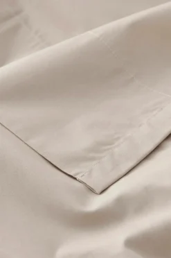 Clearance Ellos Home Lagen Crystal i bomuldspercale Sandbeige